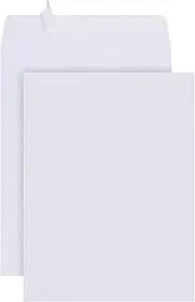 Office Depot Clean Seal(TM) Catalog Envelopes, 9in. x 12in, White, Pack of 25, 77P20