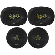 2) Kicker 46CSC6934 6x9" CS-Series 3-Way Car Speakers, 2) 46CSC654 6.5" Speakers