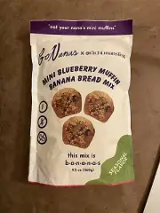 GoNanas X rachlmansfield Mini Blueberry Muffin Banana Bread Mix 9.2 oz. NEW