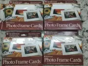 Strathmore #105-185 Photo Art 38 Frame Cards White Die Cut Window NEW LOT 4 PK