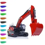 LESU 1:14 Aoue LR945 Hydraulic RC Excavator Metal Painted Assembled Digger Model