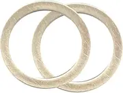 TDR 2pcs 40mm Silver Exhaust Pipe Gasket 250cc 300cc PIT PRO Quad Dirt Bike ATV Buggy