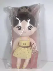 Gloveleya Brown Hair Girl BALLERINA Baby Doll Plush Soft Doll NEW 13"