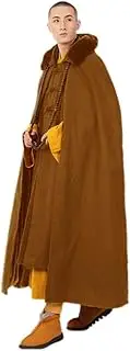 [ZanYing] Thickened Buddhist Meditation Hooded Cloak Winter Coat Unisex