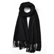 Scarfs for Women Pashmina Shawls and Wraps for Evening Dress Bridesmaid Black