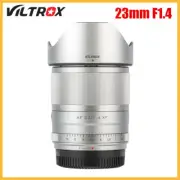 Viltrox 23mm F1.4 AF Large Aperture APS-C Lens for Fuji X mount Cameras Silver