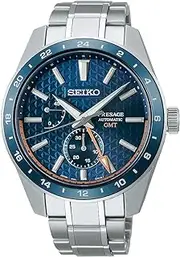 Seiko PRESAGE Sharp Edged Series GMT Aitetsu Automatic Mechanical Watch SARF001