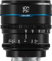 SIRUI Night Walker 35mm S35 Manual Focus Cine Lens, T1.2 Large Aperture M4/3 Mount Lens for BMPCC4K, GH5II, GH5S, GH6, Z Cam (MS35M-B, Black)