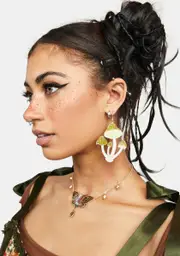 Mushroom Whispers Earrings