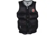Jetpilot X1 Boys/Youth L50S Front Entry Segmented Life Jacket Black Sizes 8-16