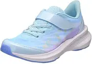 [SYUNSOKU] LEJ 8230 Sneakers, Athletic Shoes, Kids, Girls, Children's Shoes, Lightweight, 6.3-9.8 inches (16-25 cm), 2.5E, Saxon Blue, 21.0 cm 2.5E