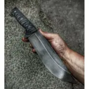 Custom Handmade Fixed Blade Carbon Steel Bowie Knife Survival Outdoor Camp Knife