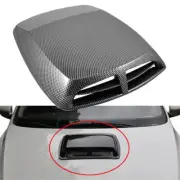 Carbon Fiber Universal Car Decor Air Flow Intake Hood Scoop Vent Bonnet Cover
