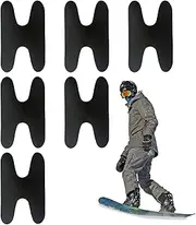 [Generico] Ski Boot Fitting Pads | Adhesive Snowboard Boots Foam Padding | 6x Ankle Wrap Pads for Ski Boots | Foam Inserts for Comfort and Protection | Fits Men and Womens Ski Boots