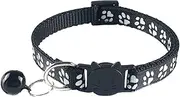 Milisten 5PCS Adjustable Pet Collar with Bell Stylish Fashion Neck Jewelry for Cats and Kittens Durable and Comfortable Neck Ring Yellow Sky Blue Light Green Pet Supplies