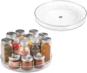 Idesign Linus Turntable, Kitchen Pantry or Countertop Organization, 9" Inch, Cle
