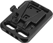 V Mount Battery Plate,Full Metal V Mount Battery Board Base CNC Hollow,Sturdy and Durabl V Lock Battery Plate Adapter for Camera