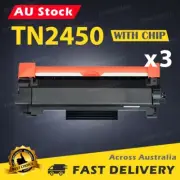 3x Non-OEM Toner Cartridge TN2450 for Brother HLL2350DW HLL2375DW HLL2395DW