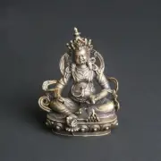 Antique Copper Buddha Statue Small Ornaments Miniature Figurine Home Decoration