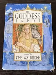 The Goddess Tarot Deck & Book Set By Kris Waldherr Cards SEALED US Games GDT78
