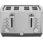 GE - 4-Slice Toaster - Stainless Steel