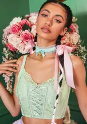 [Sugar Thrillz] Gilded Beauty Bustier Top