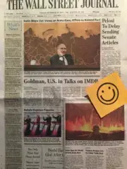VLADIMIR PUTIN & ARMS PACT THE WALL STREET ARTICLE WSJ DECEMBER 20 2019 2 PAGES