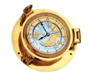 Clock Parts, Clock Cases, Barometer Cases and Movements. For Sale Nautical theme
