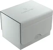 Gamegenic Convertible Sidekick Deck Box Holds 100 Sleeves, White