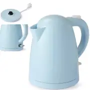1L Mini Kettle - Blue Cord storage small spaces single serving Dry boil protect