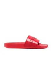 Givenchy Logo Slide Sandals 35 red