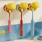 Waterproof Toothbrush Protector Cap Wall-mounted Toothpaste Hanger Rack Travel