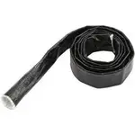 Aeroflow Aluminised Heat Sleeve 1/4-1/2Black Finish 3.7 Meter / 12Ft - AF91-5010BLK