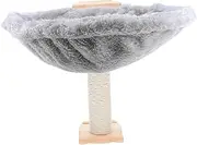 1Set Cat Tree Hammock Bed Shape Pet Hanging Basket with Scratchproof Materials Easy to Nest for Comfortable Lounging and Playtime