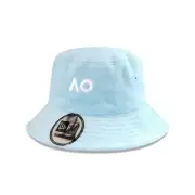 Australian Open Adults Terry Reversible Bucket Hat - Light Blue