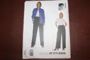 Vogue Pattern #2093 Isaac Mizrahi Misses'/Petite Size 14,16,18 Jacket & Pants