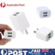 Genuine Apple 2 Port USB Phone Charger Adapter plug 5V 2A Dual USB Wall Charging