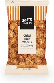 Joe's Food Co. Chilli Rice Wheels, 140G