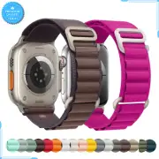 Nylon Strap Band For Apple Watch 38mm 40mm 41mm Wristband Unisex Sport Bracelet