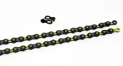 PYC DLC 11 Bicycle Bike Chains for 11-Speed Shimano/Campy/Sram use Black&Green