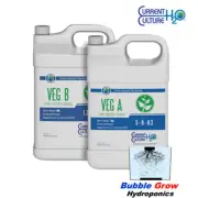 CURRENT CULTURE SOLUTIONS VEG A&B 946ML SET HYDROPONIC GROWING NUTRIENT CULTURED