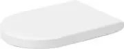 Duravit 006339 White Starck 3 Elongated Closed-Front Toilet Seat With Soft Close