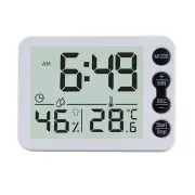 Small Mini Digital Alarm Clock For Travel With LED Time Or Temperature Display