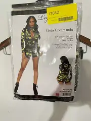 Brand New Leg Avenue Women’s Small 2 Piece Goin Commando Army Costume Outfit