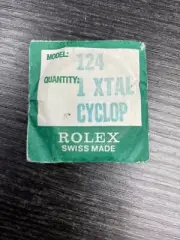 NEW Genuine Rolex 25 124 XTAL CYCLOP Crystal - Sealed In Original Packaging