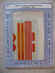 Microscale Decal HO MC-4175 Arkansas Midland Railroad Locomotives, 1992+ Decal