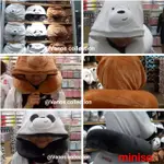 MINISO 我們熊 U 形枕頭, 帶兜帽 HODIE 頸枕