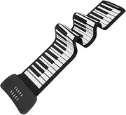 SWOOMEY Keys Foldable Piano with Built Speaker Portable Silicone Keyboard for Timbers and Rhythms for Practice and Friendly Music Instrument