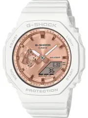 Casio G-Shock GMA-S2100MD-7AER Pink Dial White Resin Mens Watch