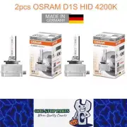 2 x OSRAM D1S HID Xenon Globes 4200K Headlight Original Osram D1S HID Bulbs